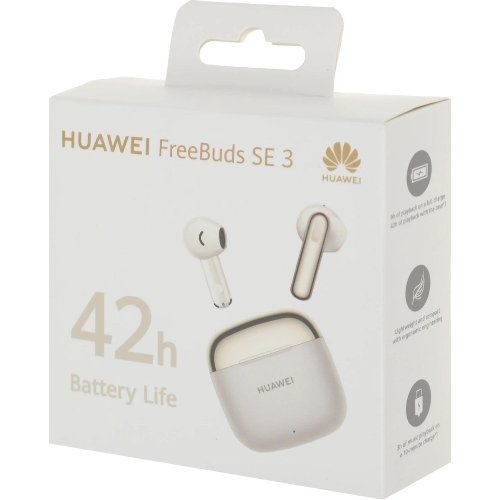 Наушники TWS Huawei FreeBuds SE 3 бежевый, вкладыши, Bluetooth, быстрая зарядка, до 7.5 ч