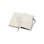 Блокнот Moleskine CLASSIC QP060 Large 130х210 мм, 240 страниц, линейка, твердая обложка, черный