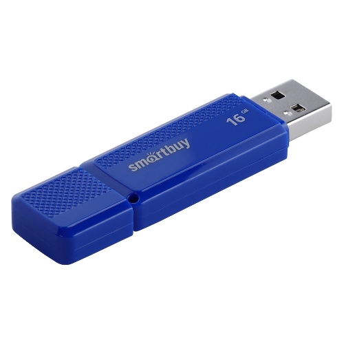 Флешка USB Smartbuy Dock Blue (SB16GbDK-B), 16Gb, USB 2.0, R/W 15/5, синий