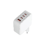 Сетевое зарядное устройство OLMIO Type-C х 3, 100W, QC3.0, PowerDelivery3.0, GAN, PPS, белое