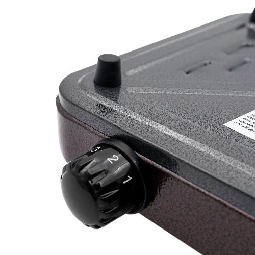 Плита настольная электрическая Centek CT-1508 Siberia коричневый, 1 кВт, ТЭН, конфорки - 1, эмаль, поворотные переключатели