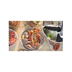Мясорубка электрическая Bosch MFWS650B черный, 2100 Вт, 3.5 кг/мин, реверс, защита от перегрузки, насадки - 5