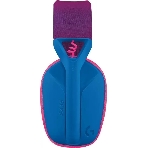 Гарнитура Logitech G435 синий/розовый, беспроводная, Bluetooth/USB, до 18 ч