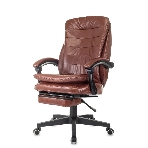 Кресло Бюрократ T-9950MSG-F/BROWN-PU коричневый, экокожа