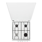 Плита газовая Лада Nova RG 24044 W белый, конфорок 4 газовых, духовка 50 л, 50 см x 85 см x 60 см
