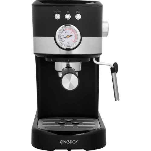 Кофеварка рожковая Energy EN-256R (108169) черный, исп. кофе - молотый, 1,2 л, 1100 Вт, 15 бар