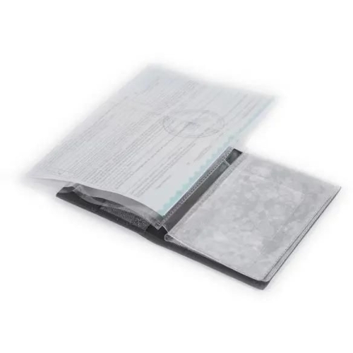 Обложка для документов Piquadro Black Square PP5256B3/N, черный, натур.кожа