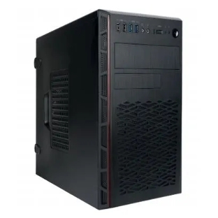 Компьютерный корпус IN WIN 6196819 MiniTower mATX 12 Вт Цвет черный EMR065/6196819