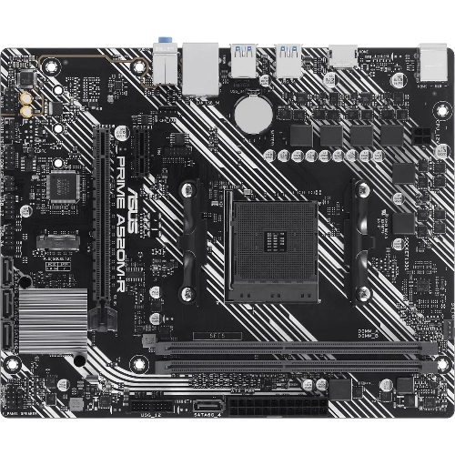 Материнская плата ASUS PRIME A520M-R, AM4, AMD A520, 2xDDR4, 4xSATA, 1xM.2, 1xPCIe 3.0 x16, 1xPCIe x1, 1xHDMI, 1x 1Gb LAN, 2xUSB-A 2.0, 4xUSB-A 3.2 Gen 1, 3x3.5 мм, 7.1, mATX