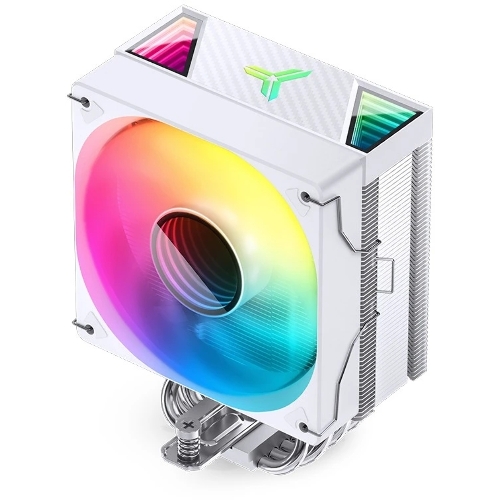 Кулер для процессора JONSBO CR-1000 V2 PRO ARGB (230W, 4-pin PWM, 157мм, Al/Cu, 6x6мм, ARGB, 1x120мм, 59.48CFM, 32.0dBA, 1500RPM, S: 1700/1200/115X, AM4/AM5 белый)