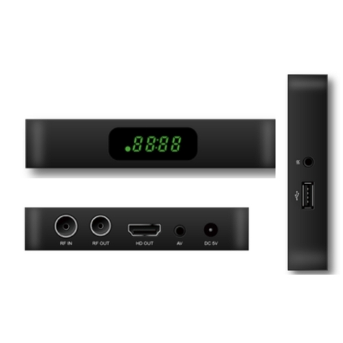Приставка для цифрового ТВ Cadena CDT-2388S черный, DVB-T2, DVB-T, HDMI, USB 2.0