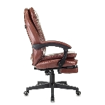 Кресло Бюрократ T-9950MSG-F/BROWN-PU коричневый, экокожа