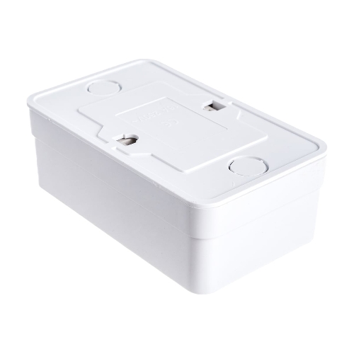 Розетка 2-м BOLLETO с заземл. накл. 7128 белый ASD/IN HOME 4680005959839
