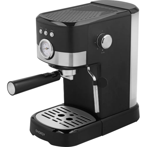 Кофеварка рожковая Energy EN-256R (108169) черный, исп. кофе - молотый, 1,2 л, 1100 Вт, 15 бар