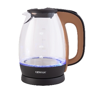 Чайник электрический Centek CT-0056 кофейно-бежевый, 1.7 л, 2200 Вт, (в уп. 6 шт)