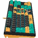 Клавиатура A4Tech Bloody AT87 Renegade проводная USB черный/зеленый