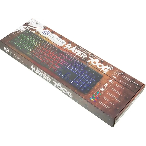 Клавиатура проводная Oklick 780G SLAYER, USB, черный