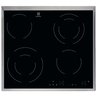 Электрическая варочная панель Electrolux EHF6342XOK Hi-Light, независимая, черный