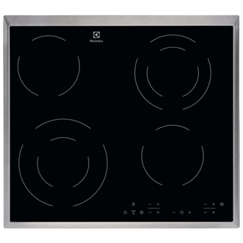 Электрическая варочная панель Electrolux EHF6342XOK Hi-Light, независимая, черный