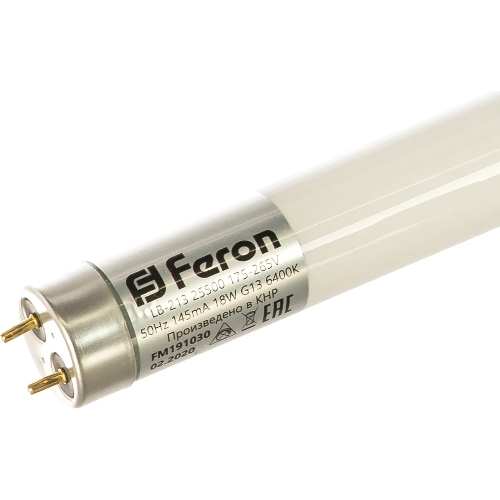 Лампа светодиодная Feron LB-213 18W 230V G13 6400K