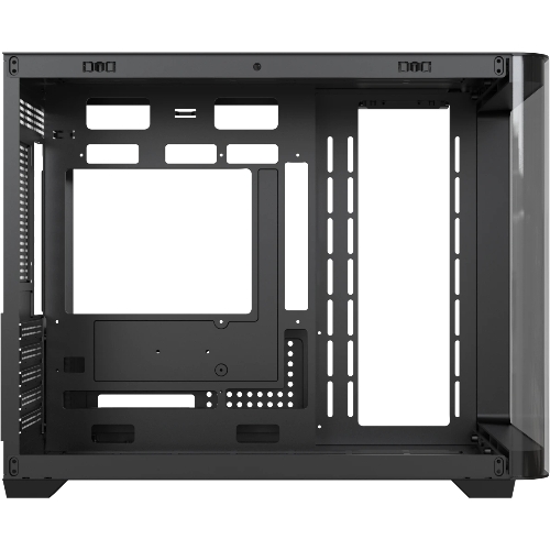 Компьютерный корпус AeroCool/Formula Crystal U2M Floe черный без БП mATX 1xUSB 3.0 1xUSB3.1 audio bott PSU