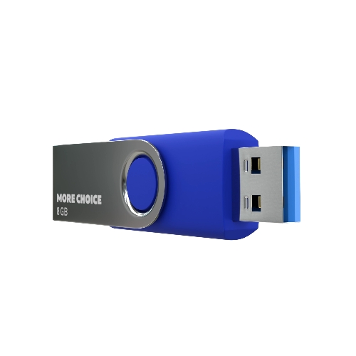Флешка USB More Choice (4610196407529) MF8-4 USB 8Gb 2.0 Blue