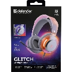 Игровая гарнитура Defender Glitch белый, RGb
