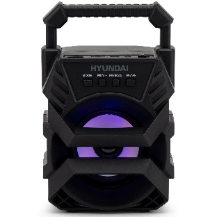 Колонка портативная Hyundai H-PS1000 черный 9 Вт 1.0 BT/USB 10м 500mAh