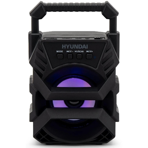 Колонка портативная Hyundai H-PS1000 черный 9 Вт 1.0 BT/USB 10м 500mAh