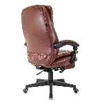 Кресло Бюрократ T-9950MSG-F/BROWN-PU коричневый, экокожа