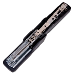 Степлер настольный Deli E0464BLACK Exceed 24/6 26/6 (25 листов) черный, 100 скоб, металл/пластик закрытый/открытый, коробка
