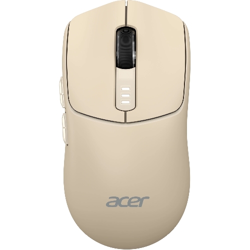 Мышь беспроводная Acer OMR312 бежевый, 3200 dpi, радиоканал, Bluetooth, USB, кнопки - 5