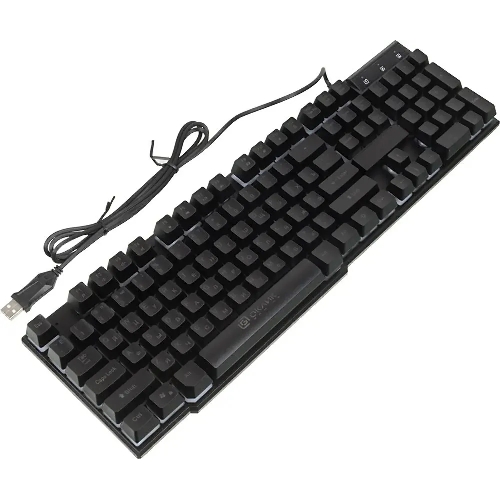 Клавиатура проводная Oklick 780G SLAYER, USB, черный