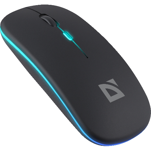 Мышь беспроводная Defender Coda MB-261 черный, 1600 dpi, радиоканал, Bluetooth, USB, кнопки - 4