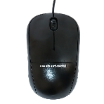 Мышь проводная Nakatomi MON-05U черный, 1000 dpi, USB, кнопки - 3