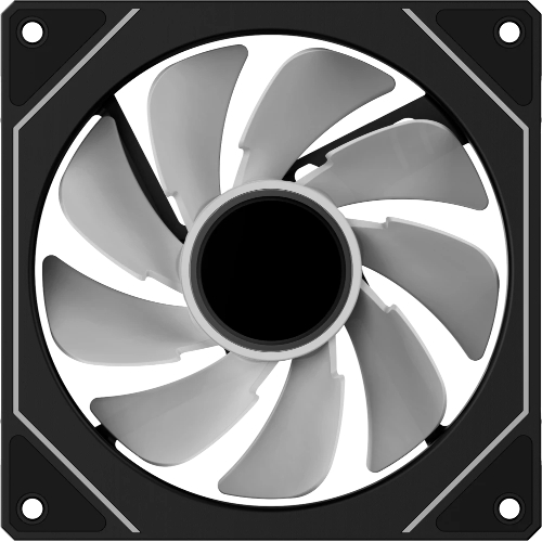 Вентилятор для корпуса Ocypus Gamma F12 ARGb REVERSE BLADE BK (Gamma-F12-BK1AM01X-GL)