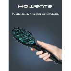 Расческа-выпрямитель Rowenta CF5820F0 черный/зеленый, 200 °C, 3 режима