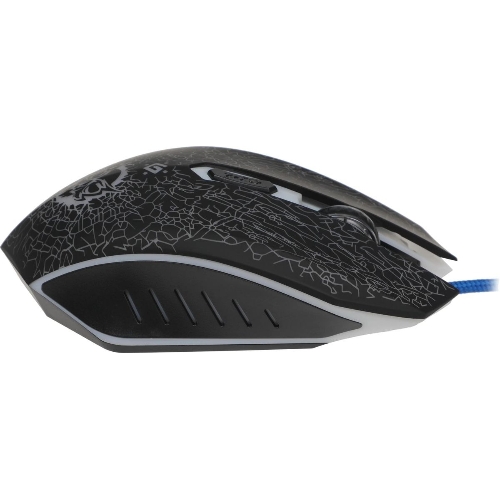 Мышь проводная Defender Shock GM-110L черный, 3200 dpi, USB, кнопки - 6