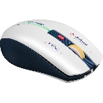 Мышь беспроводная Defender Dila MM-282 белый/синий, 1800 dpi, радиоканал, USB, кнопки - 6