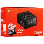 Блок питания ADATA XPG KYBER 750 (KYBER750G-BKCEU), 750Вт, 80 PLUS Gold, 120мм, черный