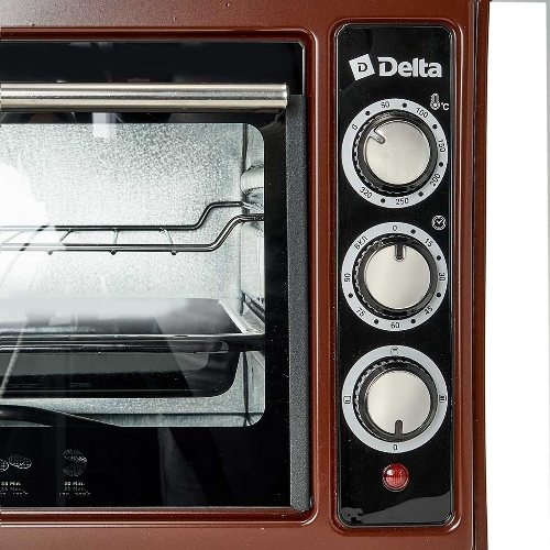 Мини-печь Delta D-0123 коречневый