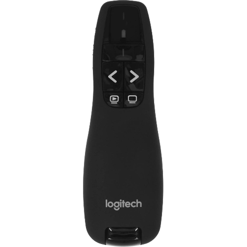 Презентер беспроводной Logitech R400 черный, радиоканал, USB, кнопки - 5