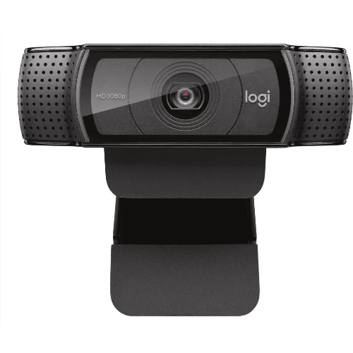 Веб-камера Logitech C920 1920x1080, 30 кадр/с, USB Type-A, микрофон (2 шт, шумоподавление), автоматическая фокусировка, автоосвещение, универсальное крепление