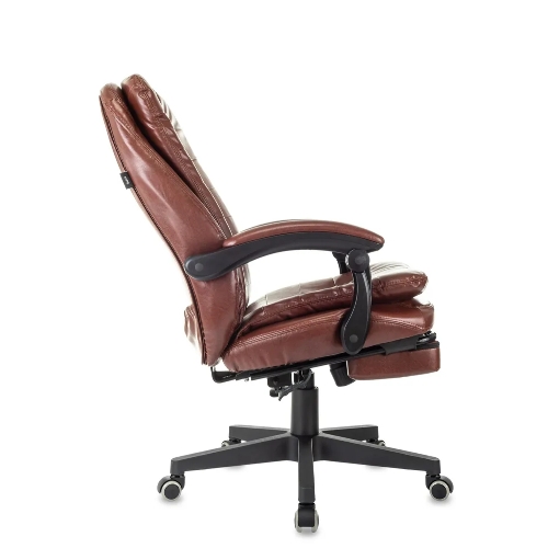 Кресло Бюрократ T-9950MSG-F/BROWN-PU коричневый, экокожа