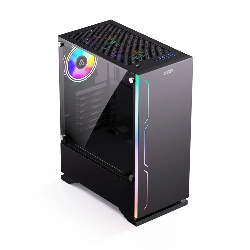 Компьютерный корпус ABR Robin I (1хUSB 3.0, 2хUSB 2.0, HD Audio, 3xRGb Fan, ATX, Micro-ATX)