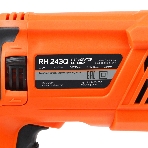 Перфоратор Patriot RH 243Q, SDS+, мощность 770 Вт, 2.6 Дж, 3 режима работы, быстросменный патрон QCC, макс.диаметр 24мм, глубиномер, кейс