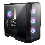 Компьютерный корпус без блока питания Case MSI MAG PANO M100R PZ, Mini-Tower, TG, 4x120мм ARGB, 1xUSB 3.2, 1xUSB 3.2 Type-C, mATX, mITX черный