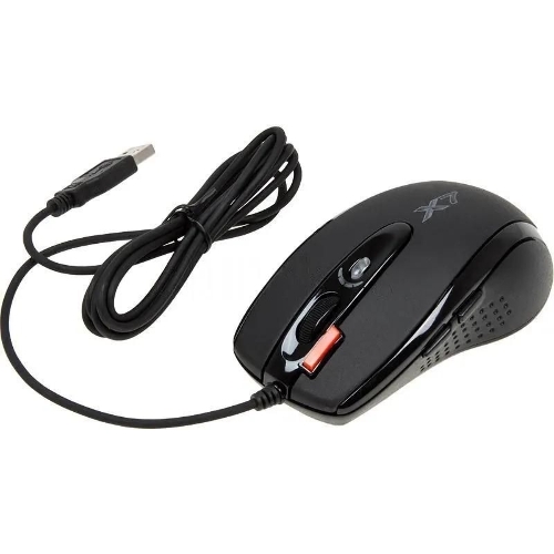 Мышь проводная A4Tech X-718BK черный, 3000 dpi, USB, кнопки - 7