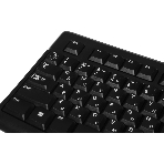 Комплект клавиатура+мышь Logitech MK120 проводной, USB, 1000 DPI, чёрный (неоригинальная гравировка)