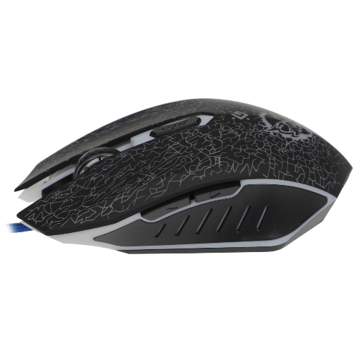 Мышь проводная Defender Shock GM-110L черный, 3200 dpi, USB, кнопки - 6